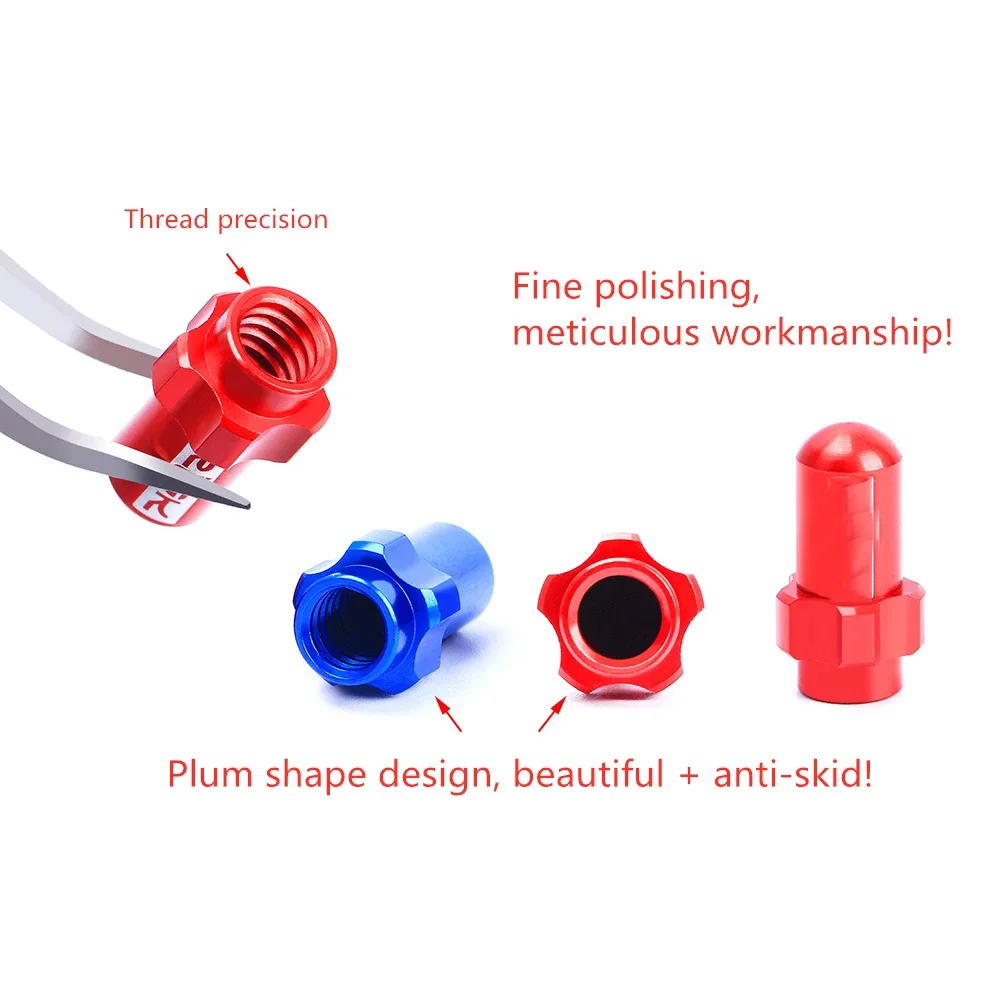 

2pcs Mountain Bike Bicycle Tire FV AV Road Bicycle Bike Tire Valves Aluminium Alloy Tyre Air Caps Valve Cap Bicycle Valve Caps