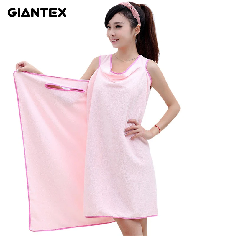 Giantex микрофибры Для женщин пикантные Ванны Полотенца носимых пляжное Полотенца мягкие пляжные Обёрточная бумага юбка супер впитывающие Ванны платье U0826