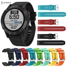 Ремешок силиконовый для Garmin Fenix 655 Plus, 22 мм, быстросъемный ремешок для смарт-часов Garmin Forerunner 935InstinctQuatix 5