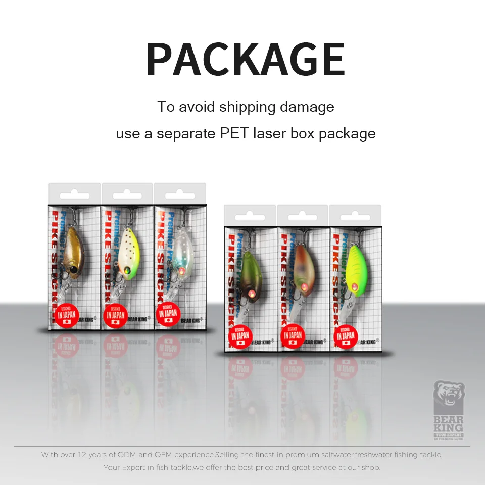 BEARKING мини идеальный приманки для ловли рыбы профессиональное качество crankbait 30 мм