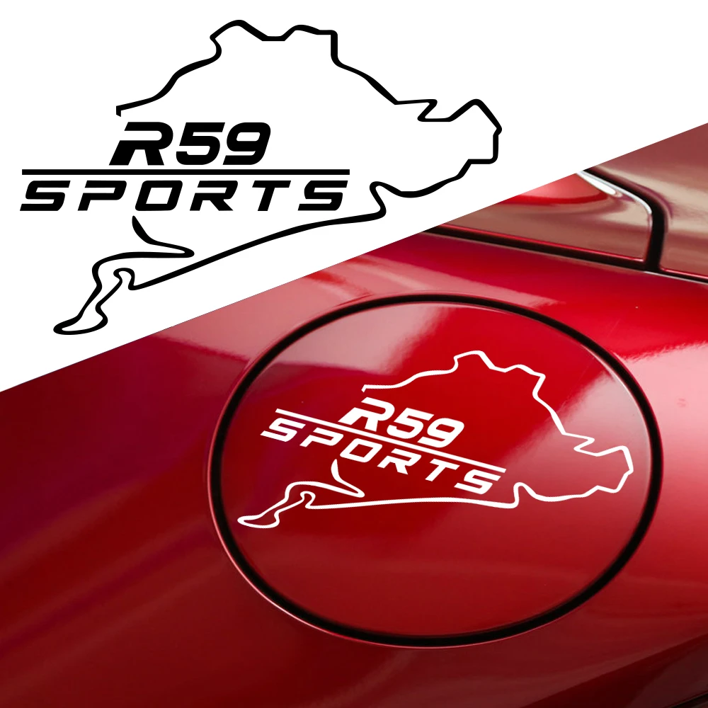 1PCS Car Fuel Tank Cap Reflective Stickers For mini R50 R52 R53 R55 R56 R57 R58 R59 R60 R61 F54 F55 F56 F57 F60 Accessories | Автомобили и