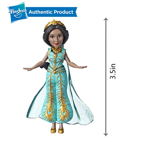 Hasbro Дисней Коллекционная Принцесса Жасмин маленькая кукла бирюзовое платье Аладдин Дисней живое действие игрушка Аладдин живое действие фильм - Цвет: JASMINE TEAL