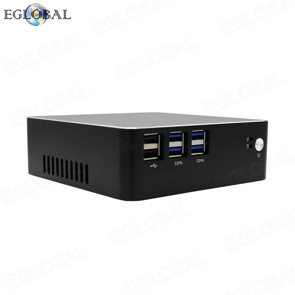 Портативный мини ПК Intel Core i3 6167U i5 6260U i7 6560U вентилятор компьютерная графика ирис