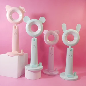 LED Ring Light Phone Holder Folding Portable Desk USB Selfie Light Ring
Lamp Ringlight for Makeup Youtube TikTok Vlog