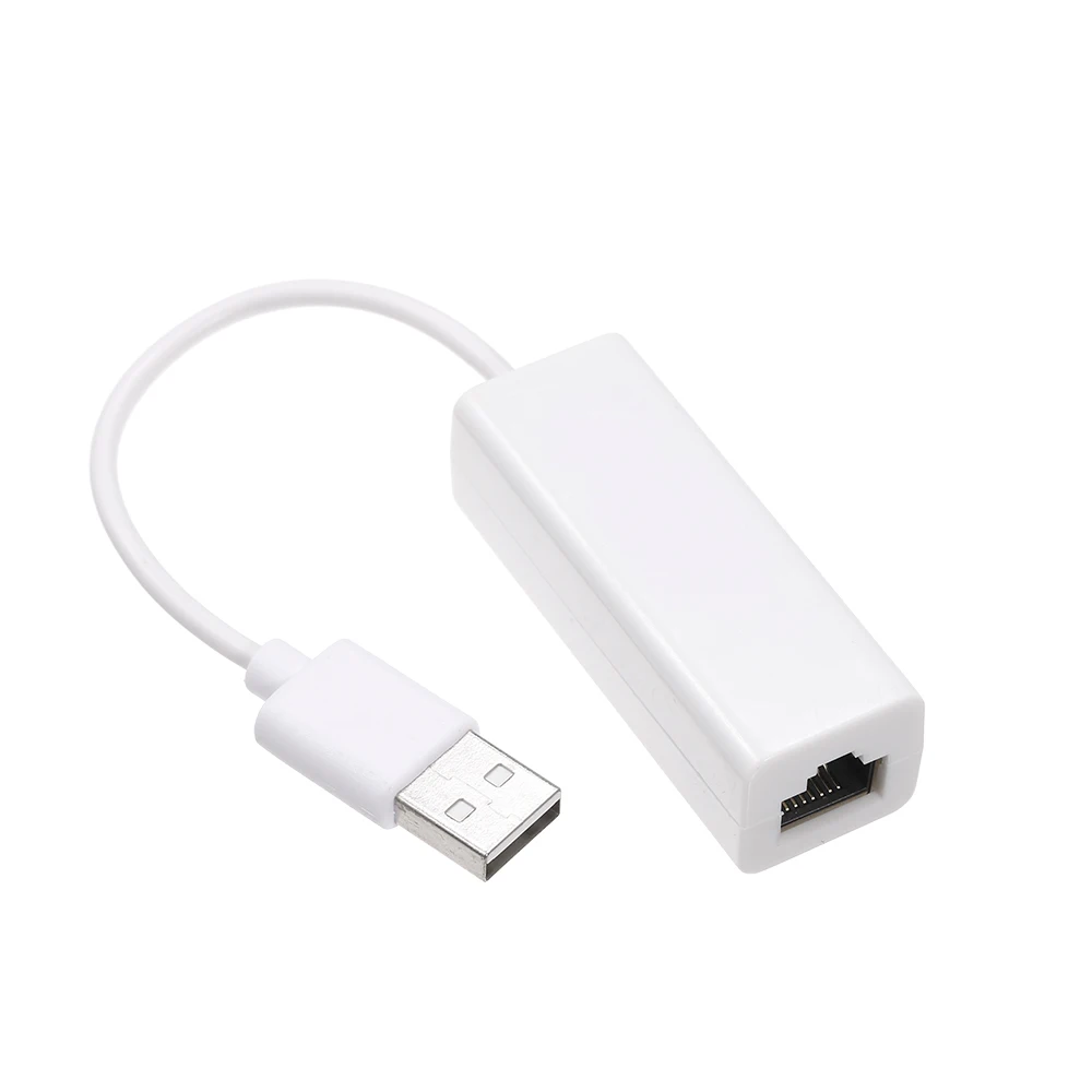 Сетевой адаптер RS485/422 USB на 10/100 Мбит/с RJ45 Ethernet Lan Белый|Компьютерные кабели и