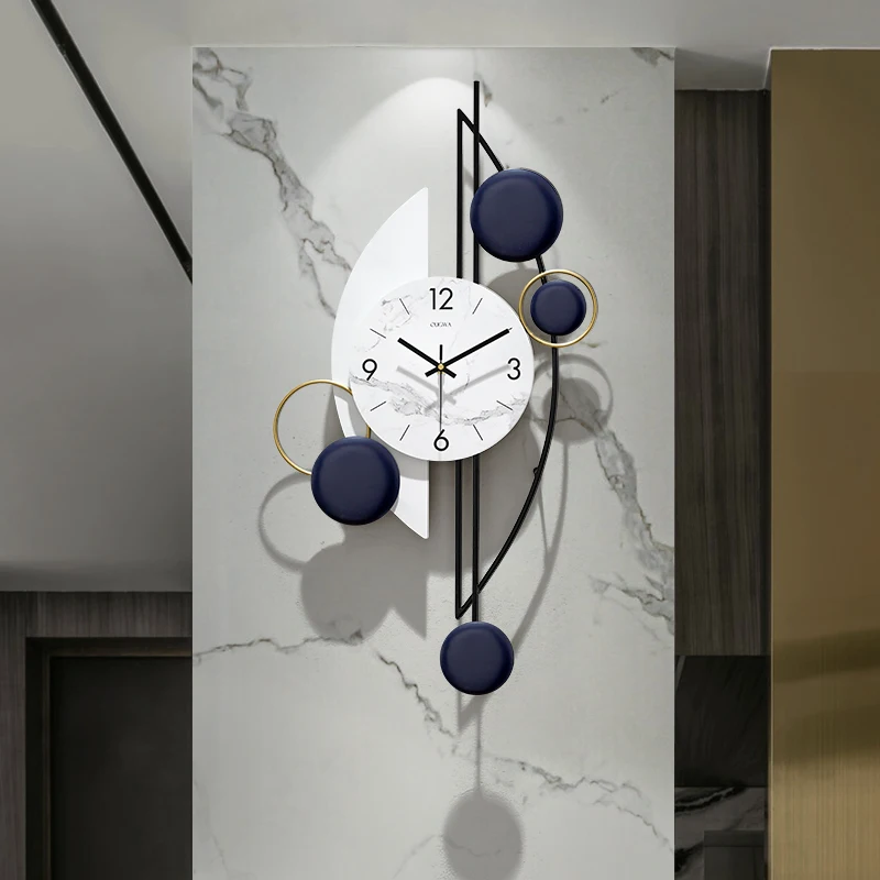 

Large Art Wall Clock Living Room Modern Design Creative Wall Clock Digital 3d Silent Zegary Na Sciane Home Decoration 50WC
