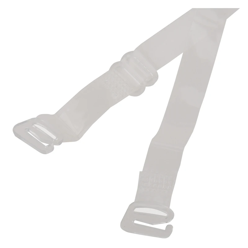 

New SODIAL(R) 2 Pairs Adjustable Clear Invisible Bra Shoulder Straps for Lady