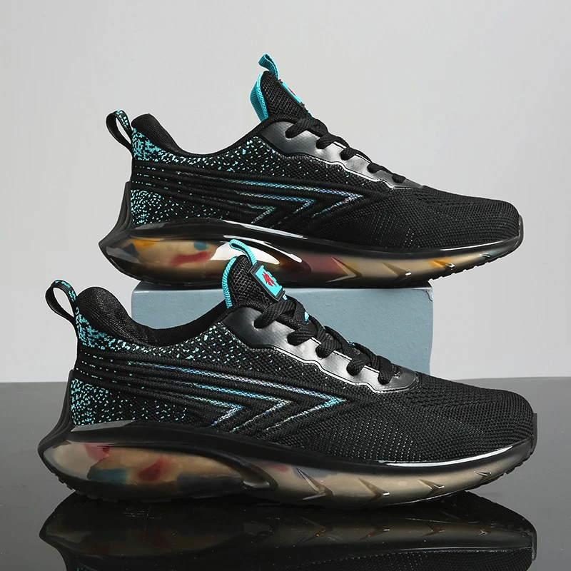 

New Men's Sports Shoes Fashion Casual Running Shoes Lovers Fitness Shoes Lightweight Breathable Outdoor Cushioned Shoes