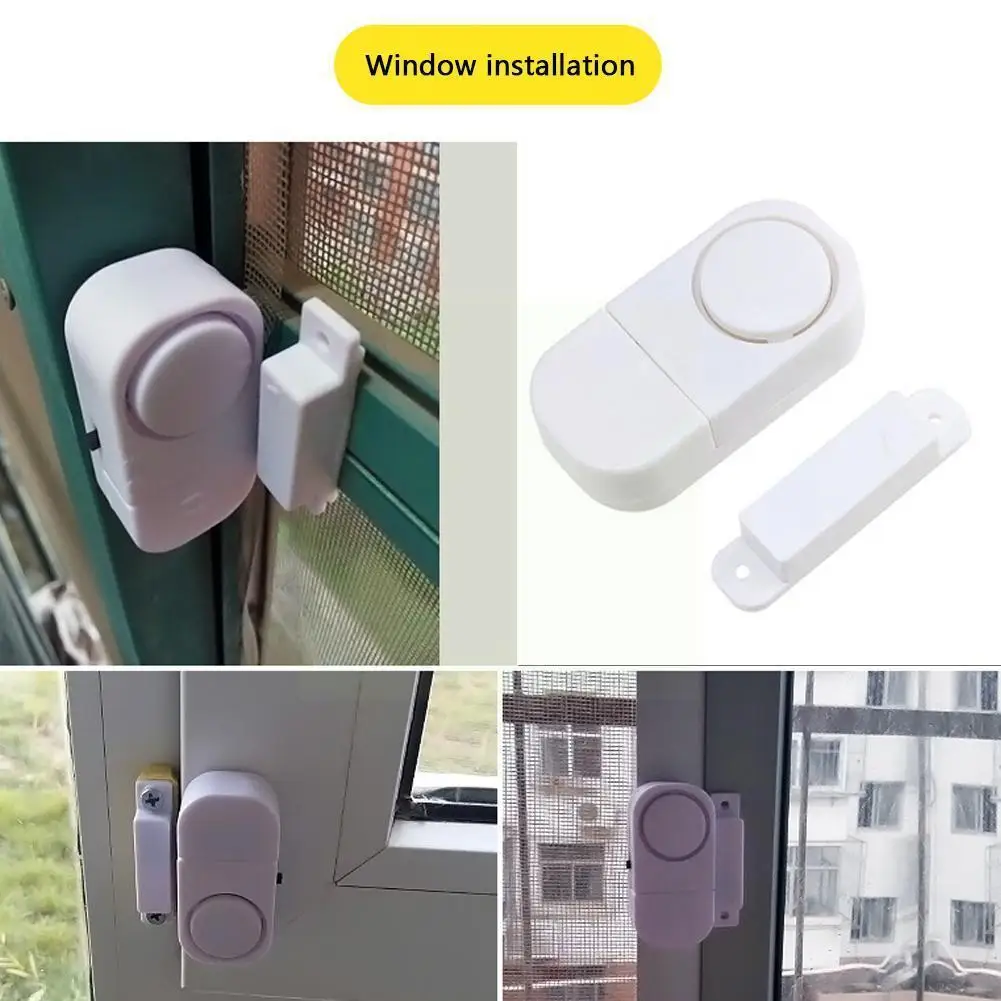 

Multifunctional Intelligent Portable Wireless Magnetic Induction Clock Door Device Anti-theft Anti-thief Alarm Alarm Window D6v2
