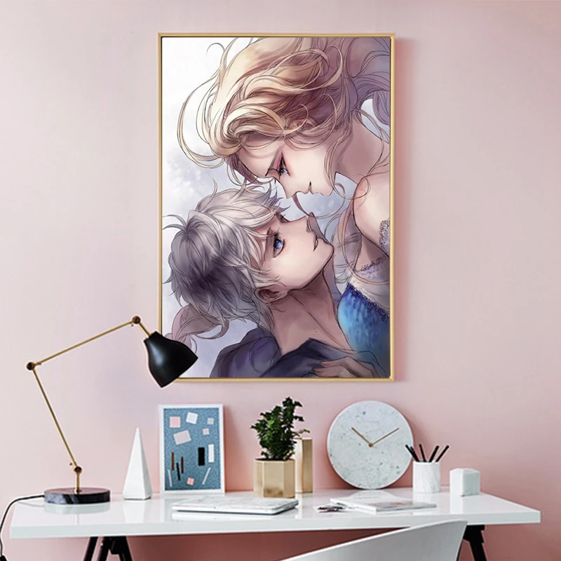 Мультяшная краска по номерам художественная живопись работа анимационный