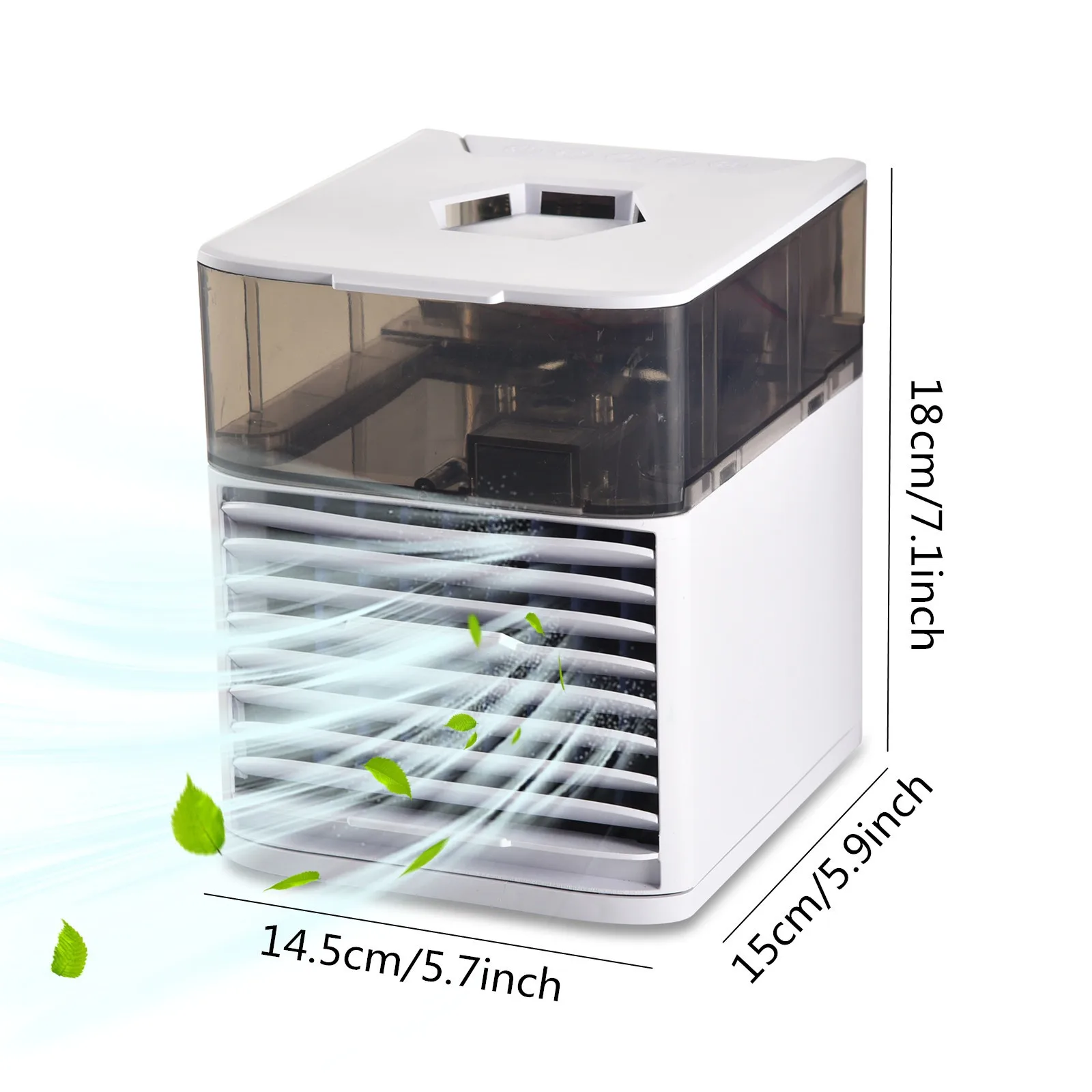 

Mini Air Conditioner Air Cooler Fan 7 Colors Light USB Portable Air Conditioner Air Cooling Fan Cooling Refrigeration Fan