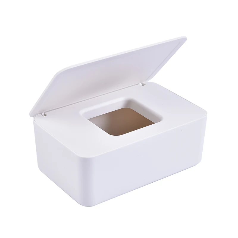 

Wet Tissue Box Seal Baby Wipes Paper Storage Box Dispenser Holder Household Plastic Dust-proof Tissue Box With Lid