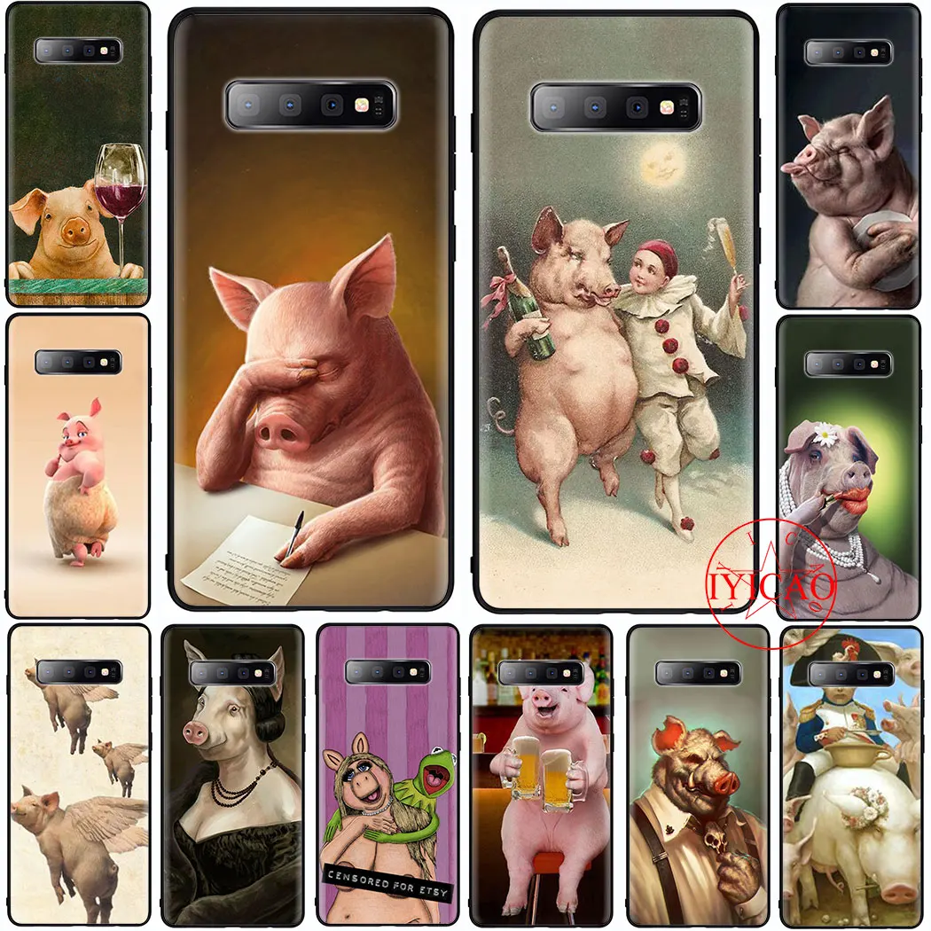 Смешные сексуальные Свинья мягкий чехол для samsung A20E A10s A20s A30s A40s A50s A60s A70s M10 M20 M30