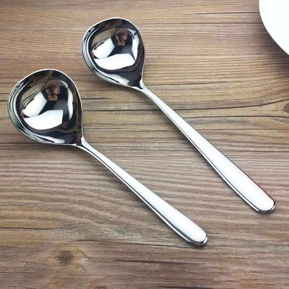 1 шт. бытовая нержавеющая сталь ложка для супа лапши длинная ручка ковш кухонные