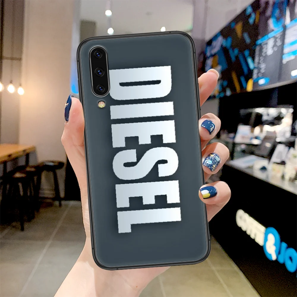 

Ltaly Diesel Luxury Brand Phone Case For Samsung Galaxy A 3 5 7 8 10 20 20E 21S 30 30S 40 50 51 70 71 black Etui Pretty Shell