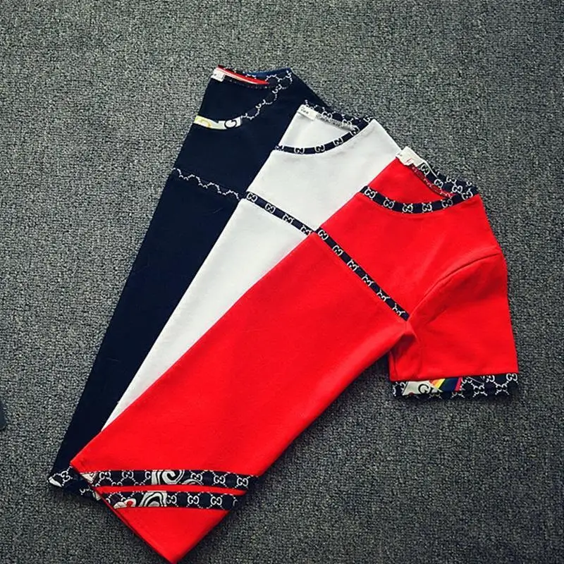 

Summer slim couple half sleeve short sleeve T-shirt