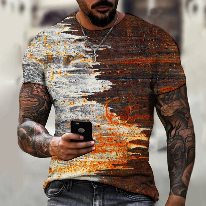

New Tshirts Fashion Harajuku Ethnic Letters Print T Shirts Men Street T-shirt Mens T-shirt Oversized Vintage Short Sleeve Summer