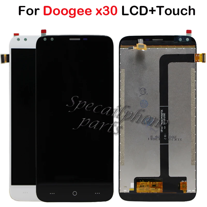 Качество AAA 5 дюйма для сотового телефона Doogee X30 часть Для ЖК дисплей + инструмент