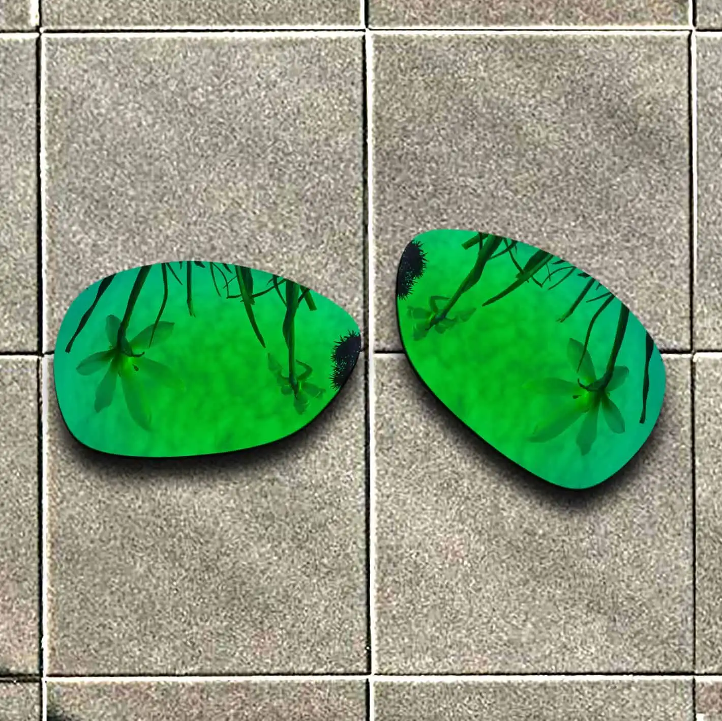 

Emerald Green Polarized Sunglasses Replacement Lens for- RB2132-55 Frame 100% UV Protection Good Fitness
