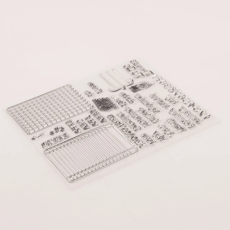 

Month DIY Silicone Clear Stamp Cling Seal Scrapbook Embossing Album Decor Crafts