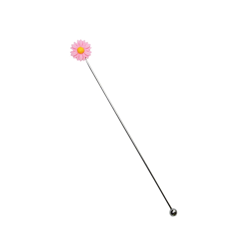 Stirring spoon Дейзи чайные ложки из нержавеющей стали кофейные ложечки сала вилка сахарный торт Десертные Вилки для фруктов ложка для перемешивания кухонные столовые приборы - Цвет: Stirring spoon