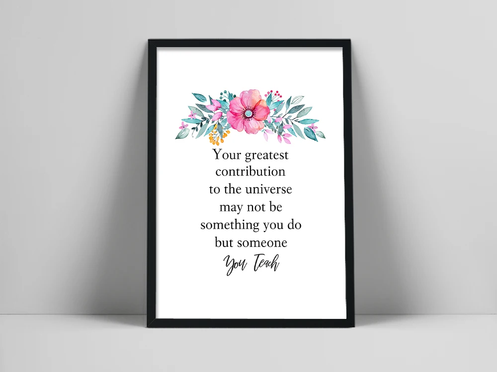 

Teacher Print, Autism Teacher Gift, Special Needs teacher, Education Quote, end of year,