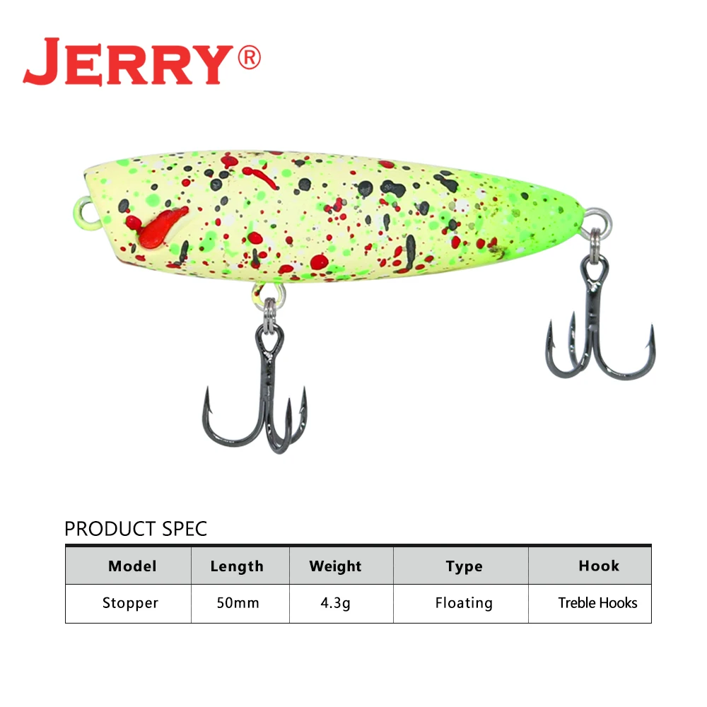 Jerry Stopper 5 см пресноводная спиннинговая рыболовная приманка жесткая пластиковая