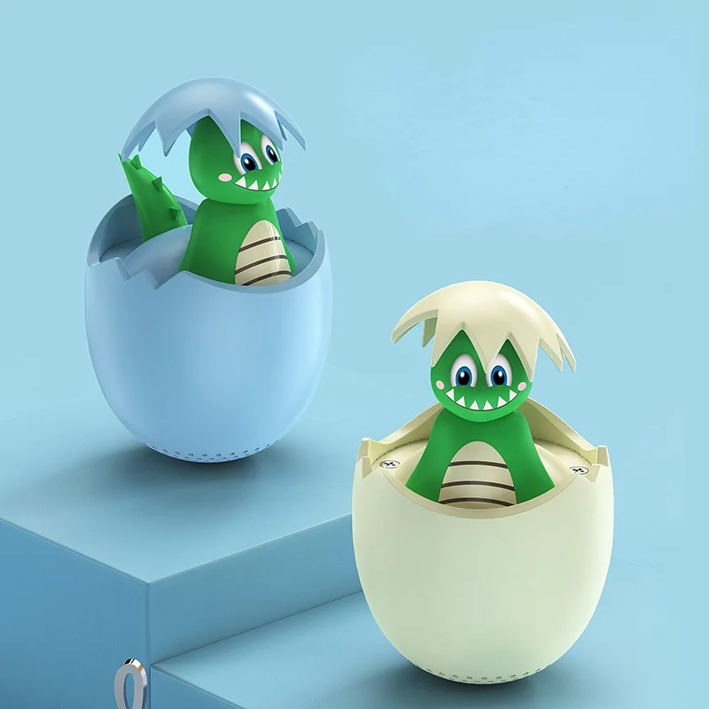 

Outdoor Wireless Speaker Bluetooth-compatible Mini Speakers Eggshell Desktop Subwoofer 3D Stereo Music Portable Home Sound Box