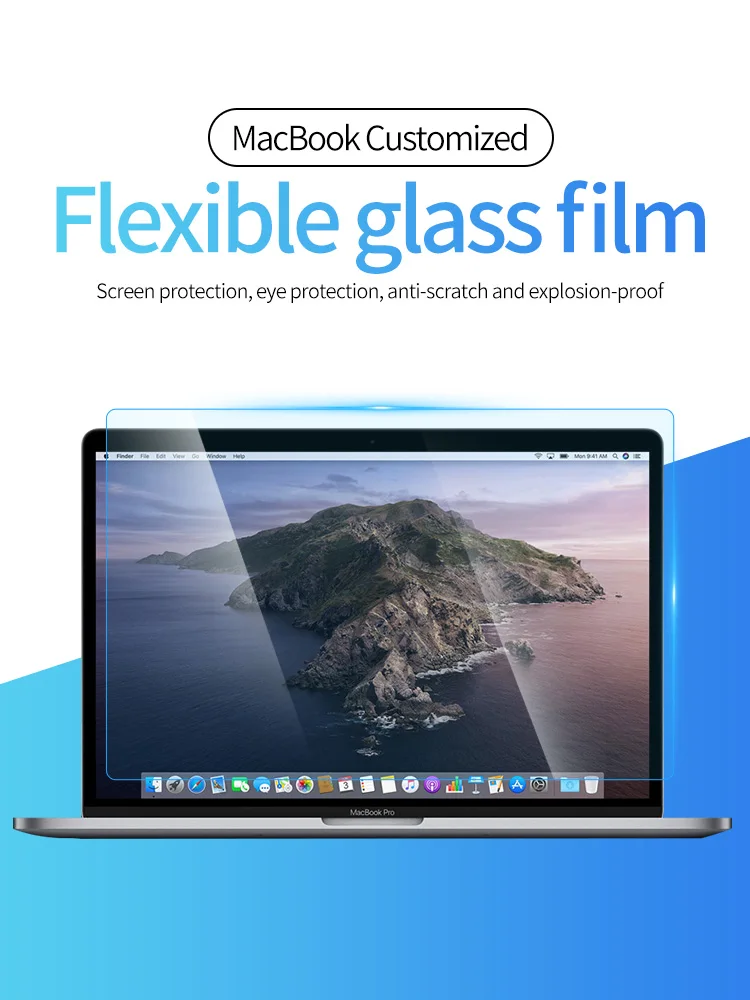 PIRISI HD Гибкая стеклянная пленка для нового macbook pro15 Защитная экрана A1707 A1990 защита