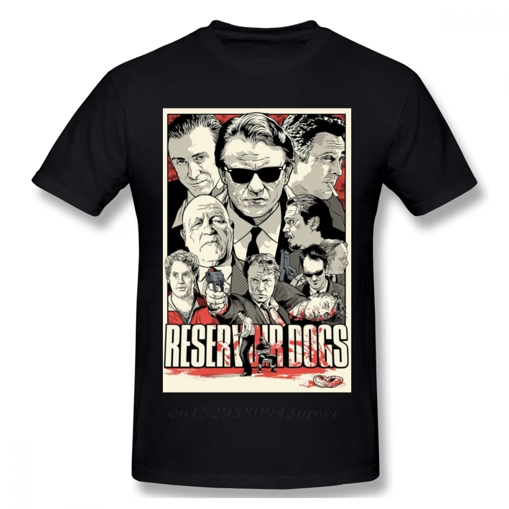 Fashion Street Guys Tops & Tees Swag 100% Cotton Camiseta Shirt Movie Reservoir Dogs T Shirt Unisex Round Neck XS-3XL T Shirt