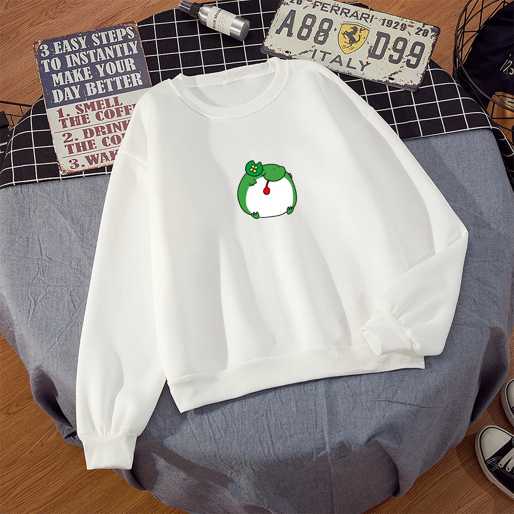 Autumn Hoodies Ladies Cute Oversize Hoodie Frog Print Harajuku Streetwear Winter Fleece Hoodie Women Kawaii Sweetshirts Big Size