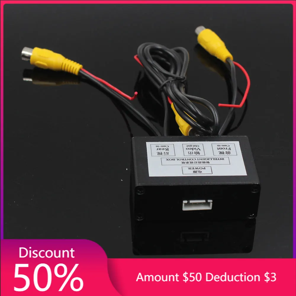 

Камера для парковки автомобиля, видеоканальный преобразователь, автоматический переключатель, камера переднего/бокового/заднего вида, бло...