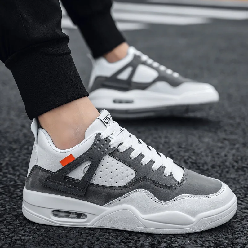 Мужская повседневная обувь с воздушной подушкой пара модных кроссовок унисекс