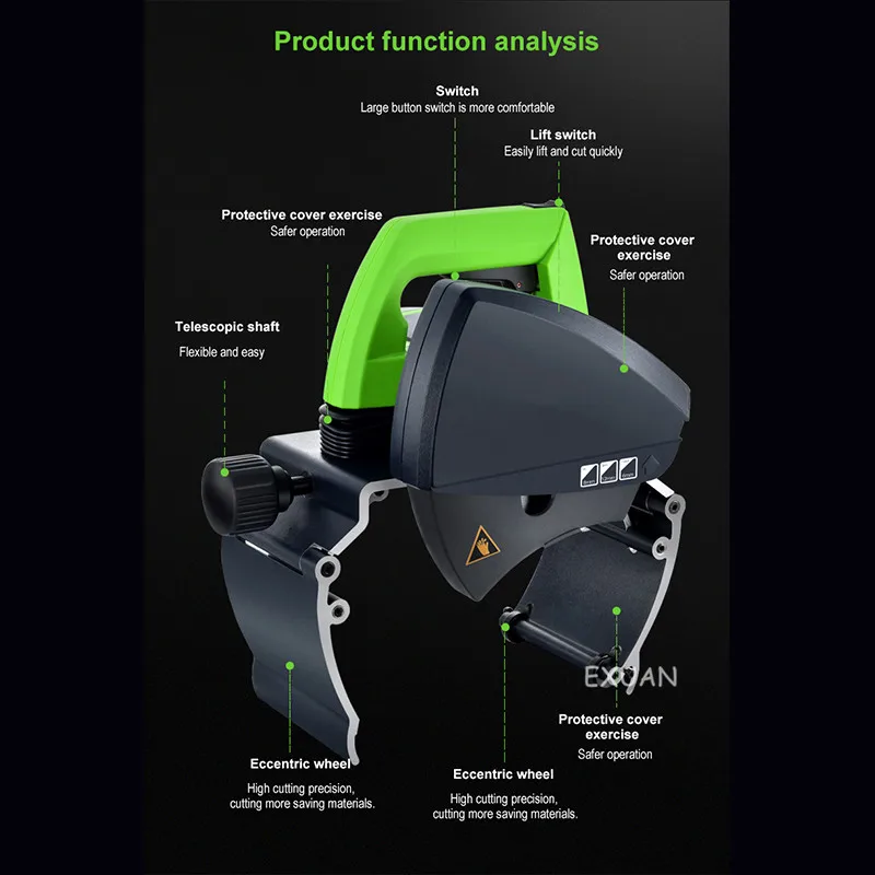

Copper/Steel Pipe Cutter Electric Pipe Cutter Handheld Round Pipe Cutting Machine 15-220mm Pipe Cutter Tool ZD220
