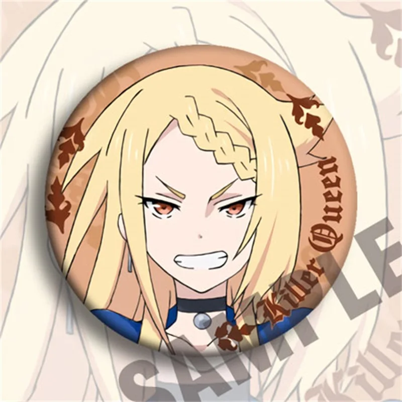 Аниме возвратите лорда дьявола Maou sama Retry Sama Aku Yuuchi Kuuchi Косплей бедж сбор значок для