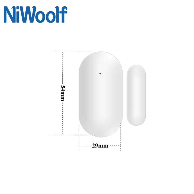 Беспроводной датчик открытия дверей 433 МГц окна двери детектор для Умный дом Wi Fi