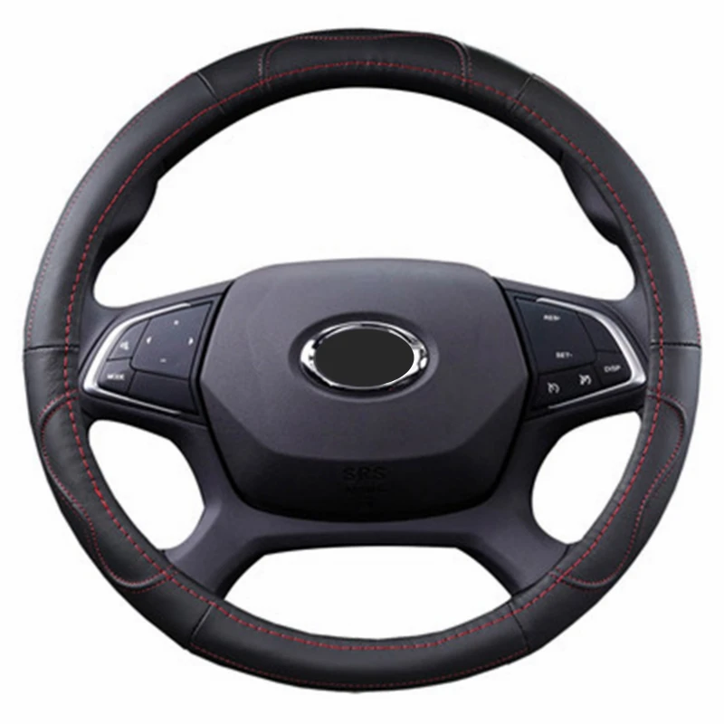 Чехол на рулевое колесо кожаный чехол автомобильные аксессуары 38/36/39 см для Ford Focus