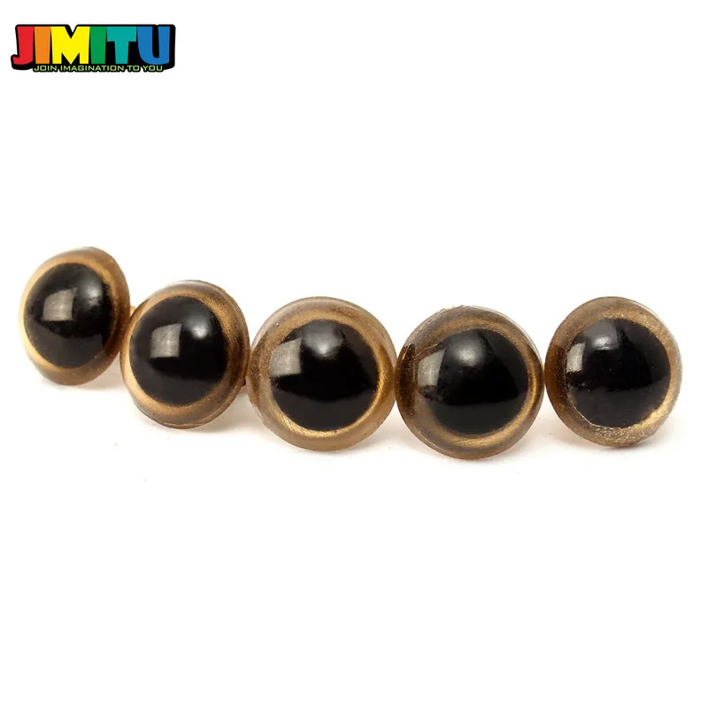 JIMITU красочные пластиковые глаза для кукол 14 мм 100 шт. DIY игрушки кукольных ремесел