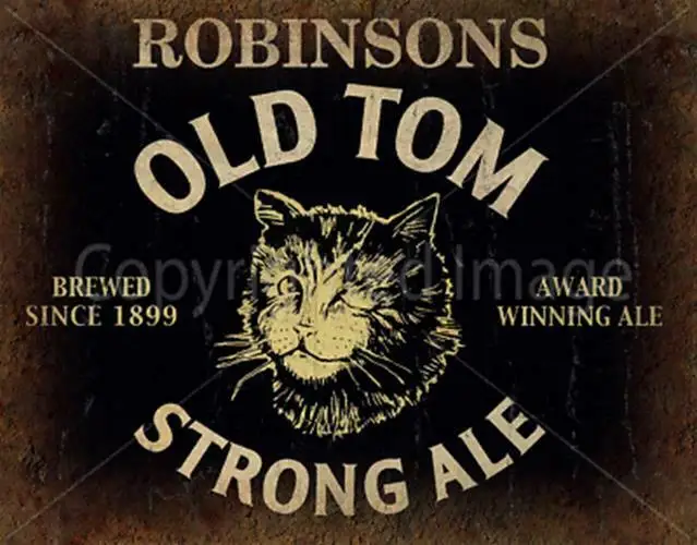 

Robinson's Old Tom Ale Beer METAL TIN SIGN POSTER WALL PLAQUE