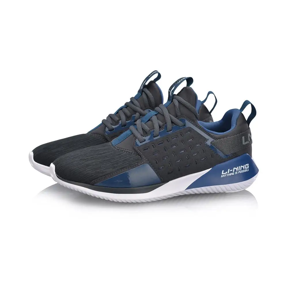 Li-Ning/Мужская цветная обувь для пробежки на подушке светильник с дышащей