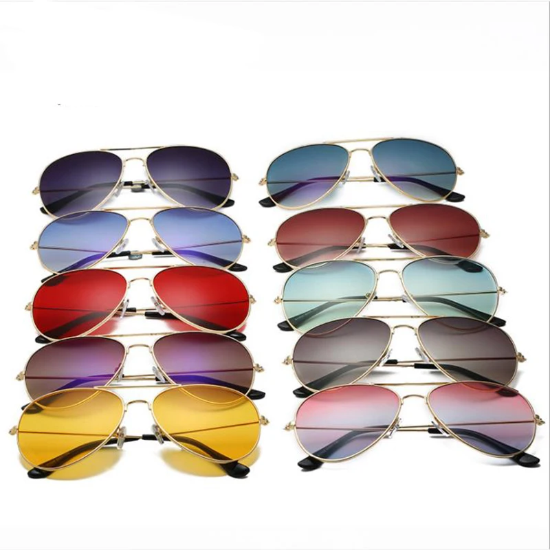 Модные Классические женские солнцезащитные очки Пилот брендовые дизайнерские