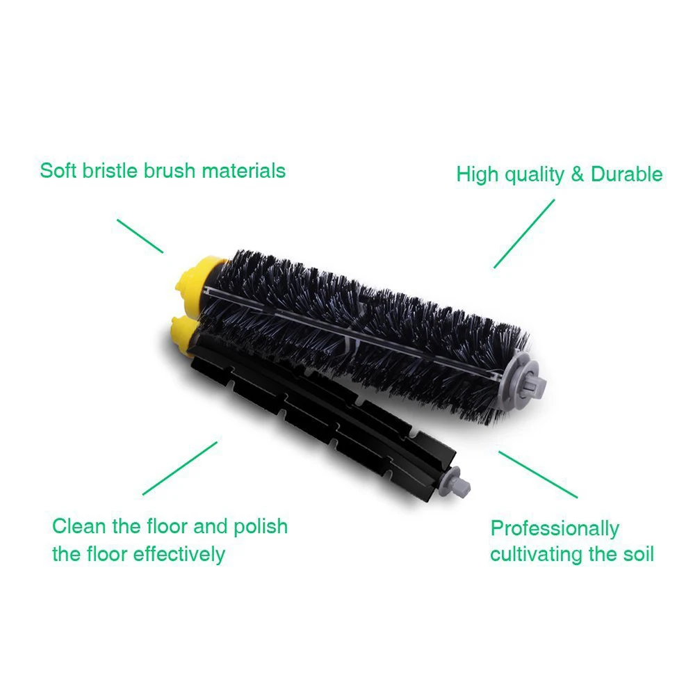

1 Set Replacement Parts Kit for IROBOT 1 Main Brush 3 Filter Screen 1 Round Comb 1 Spinning Side Brush (With Screw) Home Cleaner
