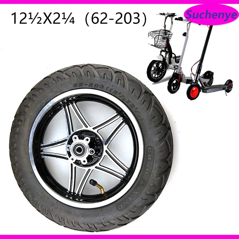 Price Rodas com câmara interna e jantes de liga, 12 polegadas, 12, 1 2x2, 1 4, 62 203, para muitos patinetes elétricos e bicicleta dobrável
