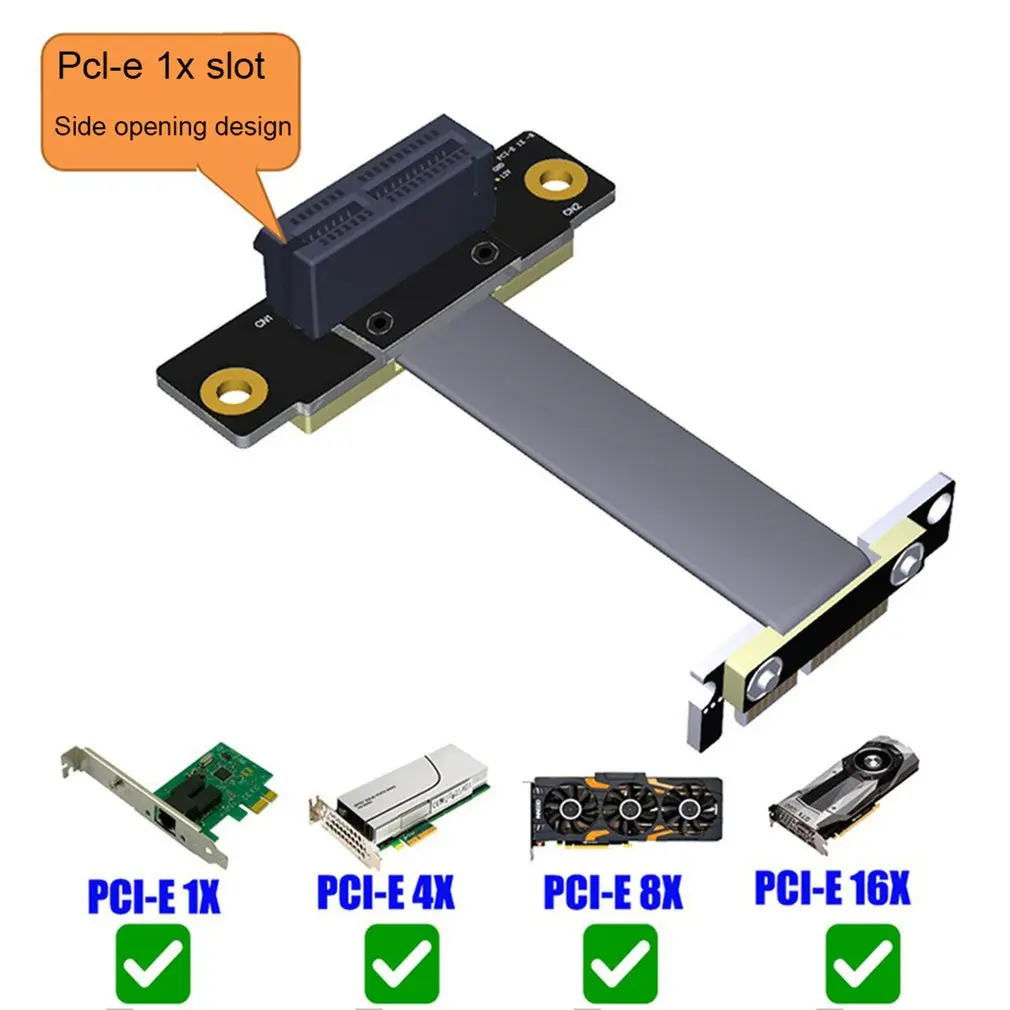 

Удлинитель-адаптер, Удлинительный кабель, PCI-E 1X слот-удлинитель, карта расширения, настольный PCI-Express Гибкий Кабель