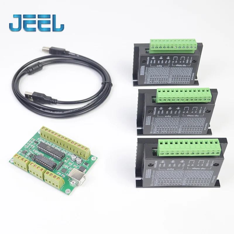 Панель управления гравировальным станком GRBL + три драйвера TB6600 трехосевой