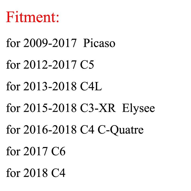 4 шт. авто Интерьер защита для дверного замка чехол Пряжка наклейка Замена Citroen C5 C6