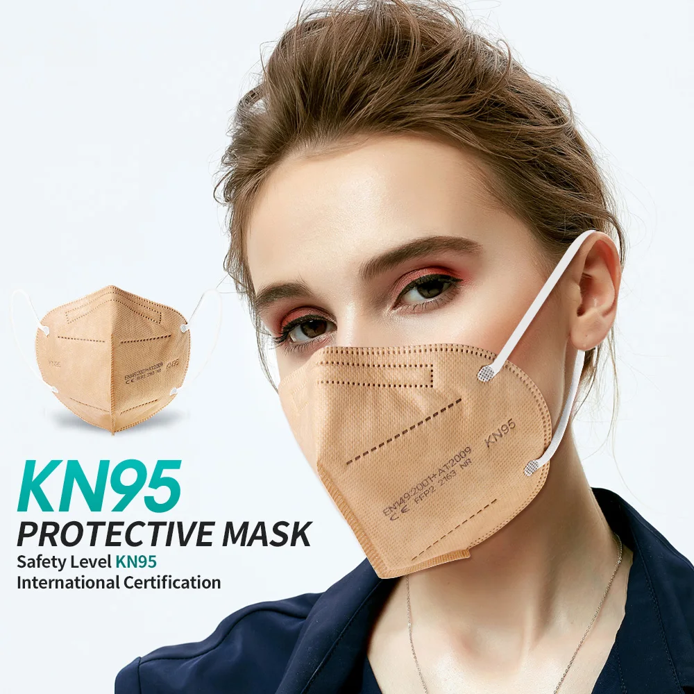 FFP2 маска Сертификат CE Mascarillas FPP2 neгра 5 слоев FFP2Mask 9 цветов взрослые KN95 маски FP2