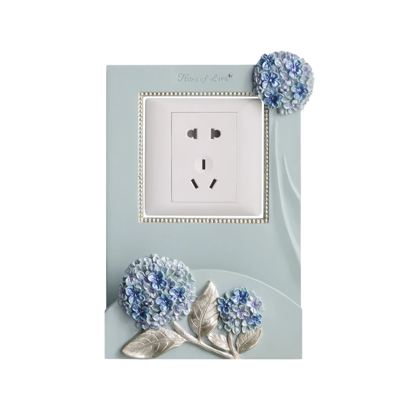 Тканевый переключатель с рисунком в горошек для комнаты наклейка ключом и