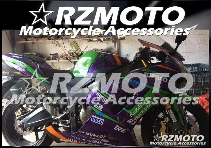 Новый ABS полностью мотоцикл обтекатели комплект подходит для Kawasaki Ninja ZX 6R ZX6R 636 2005