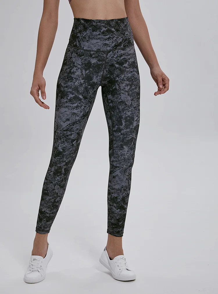 

Printed Fitness Leggings Camoufiage Female Polka Dot Slim Running High Waist Hip-Lifting Sexy Pants Street Wear Sportswear